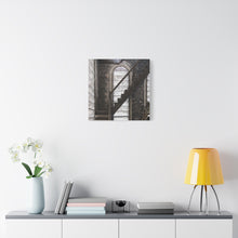 Load image into Gallery viewer, Marble Church Bell Tower Staircase Photo- Matte Canvas Wall Art
