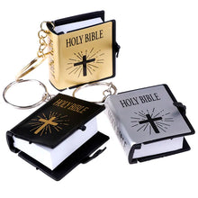 Load image into Gallery viewer, Mini English Holy Bible Keychain