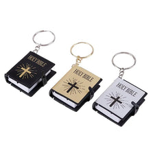 Load image into Gallery viewer, Mini English Holy Bible Keychain
