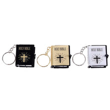 Load image into Gallery viewer, Mini English Holy Bible Keychain
