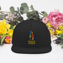 Load image into Gallery viewer, Marble Church Logo Snapback Hat