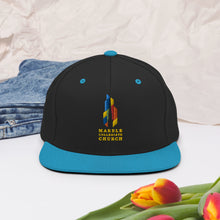 Load image into Gallery viewer, Marble Church Logo Snapback Hat