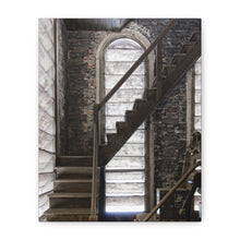 Load image into Gallery viewer, Marble Church Bell Tower Staircase Photo- Matte Canvas Wall Art
