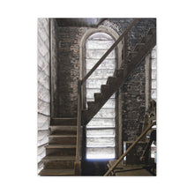 Load image into Gallery viewer, Marble Church Bell Tower Staircase Photo- Matte Canvas Wall Art
