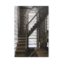 Load image into Gallery viewer, Marble Church Bell Tower Staircase Photo- Matte Canvas Wall Art
