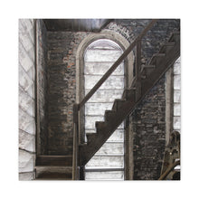 Load image into Gallery viewer, Marble Church Bell Tower Staircase Photo- Matte Canvas Wall Art
