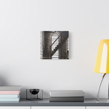 Load image into Gallery viewer, Marble Church Bell Tower Staircase Photo- Matte Canvas Wall Art
