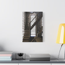 Load image into Gallery viewer, Marble Church Bell Tower Staircase Photo- Matte Canvas Wall Art

