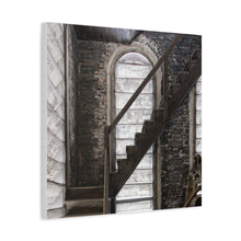 Load image into Gallery viewer, Marble Church Bell Tower Staircase Photo- Matte Canvas Wall Art
