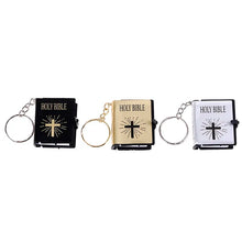 Load image into Gallery viewer, Mini English Holy Bible Keychain
