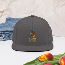 Load image into Gallery viewer, Marble Church Logo Snapback Hat
