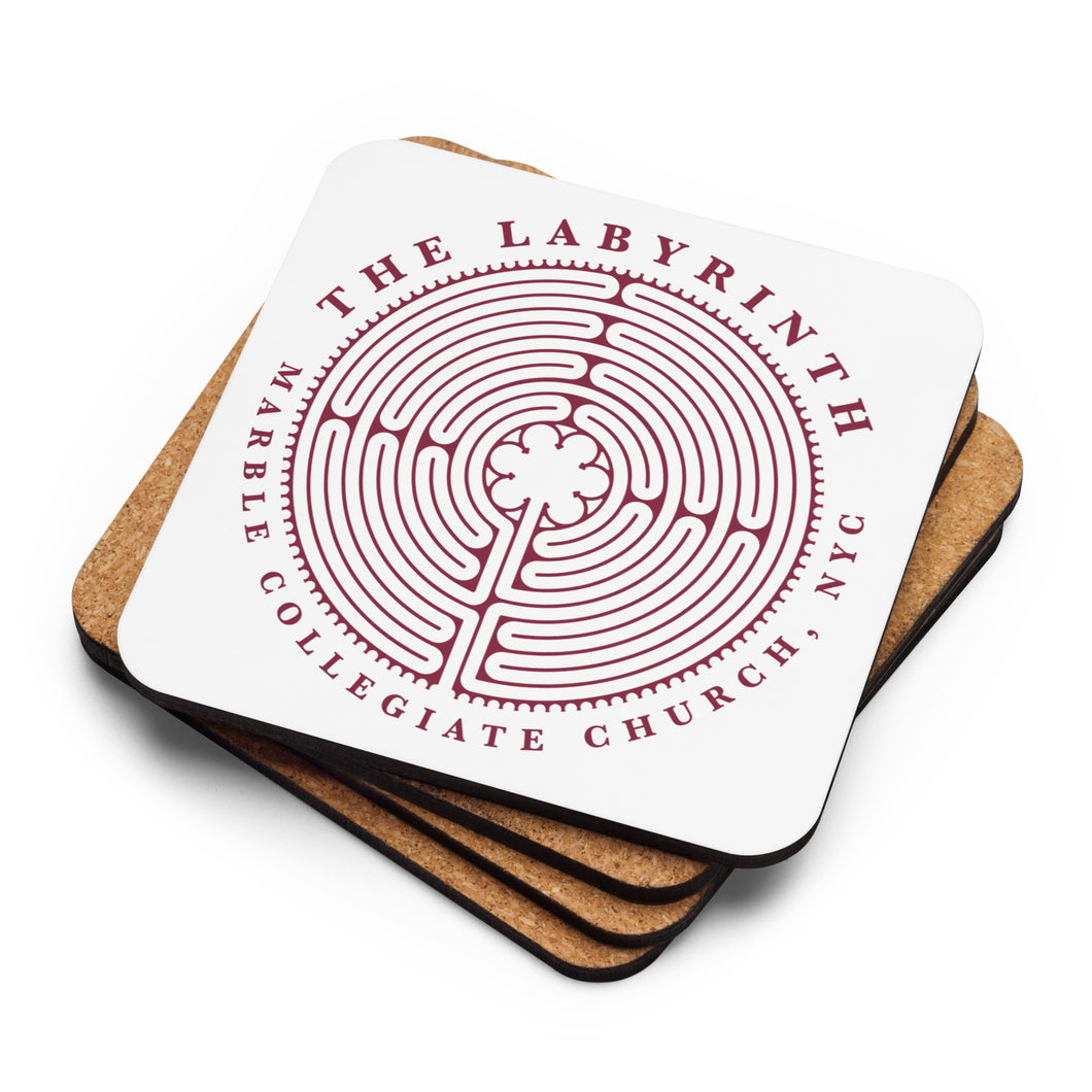 Labyrinth Cork-back coaster