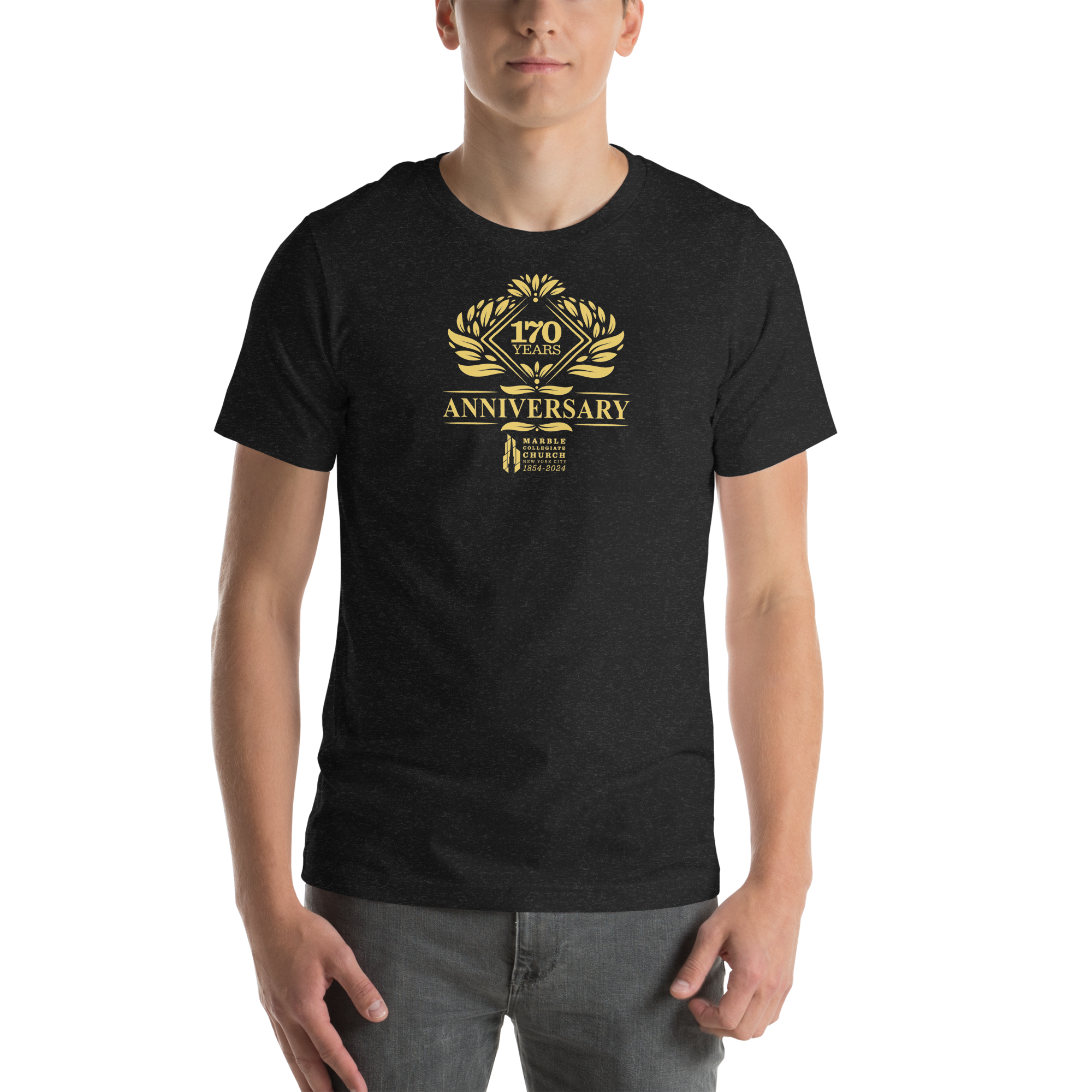 170th Church Anniversary- Gold Logo Unisex t-shirt