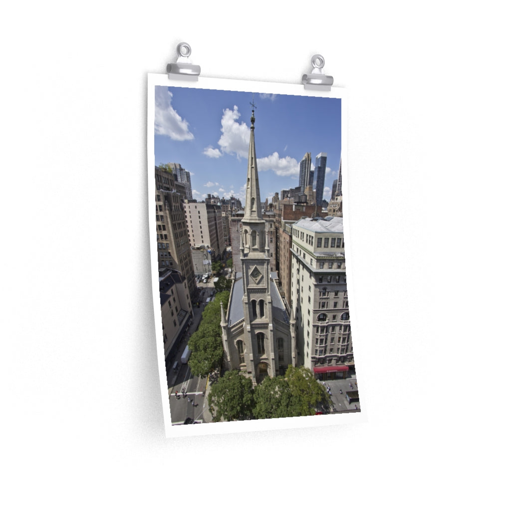 Marble Collegiate Church - Dove's View Poster